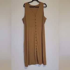 Mustard colored dress